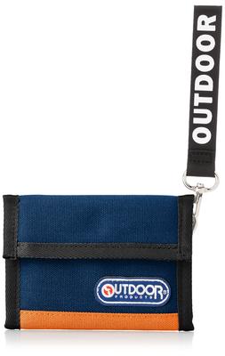 Outdoor Products Wallet with Velcro Bill Coin Card Navy Tri-fold Closure, Storage, Storage, Pockets, Lightweight,
