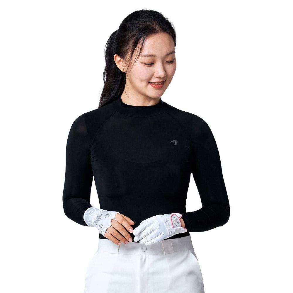 TS SPORTS Women'S Golf Wear Half-Neck Innerwear Underlayer