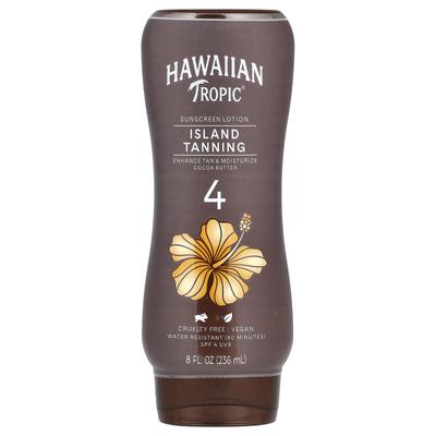 Hawaiian Tropic, ö-solning, solskydd, kakaosmör, SPF 4, 8 fl oz (236 ml)