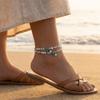 Handmade Starfish Pendant Ankle Pearl Beach Foot Chain Bohemian Boho Beaded Anklets  Women