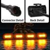 LED Front Grill Lights Amber For Toyota Tacoma Raptor TRD Off Road Sport 2020 2021 External Grill Lamp LED Grille Lights