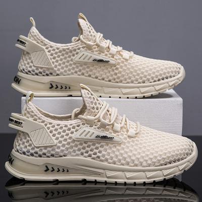 New Men's Casual Sports Shoes Comfortable and Breathable Mesh Men's Shoes Fashion Trend Mesh Shoes Korean Version Large Size Foreign Trade Shoes