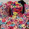 20/50/100 Stück Bunte Basic Nylon Elastische Haargummis für Mädchen Zopfhalter Scrunchie Gummiband Kinder Grundlegende Haaraccessoires
