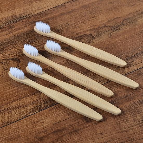 Kids 10pcs Soft Toothbrush Bristles Bamboo Toothbrush Eco Friendly Childrens Toothbrushes Biodegradable Oral Care Tooth Brush