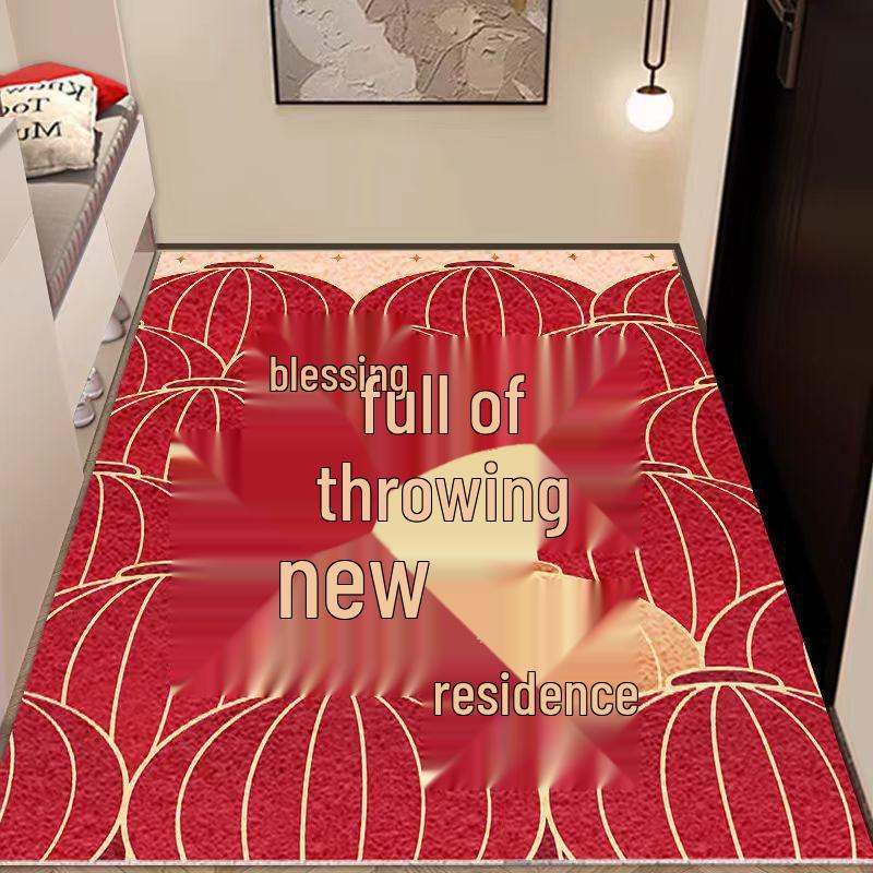 Chinese Style Loop Pile Doormat - Dirt-Resistant, Mud-Wiping, Non-Slip, Easy-to-Clean Entrance Mat for Hallway