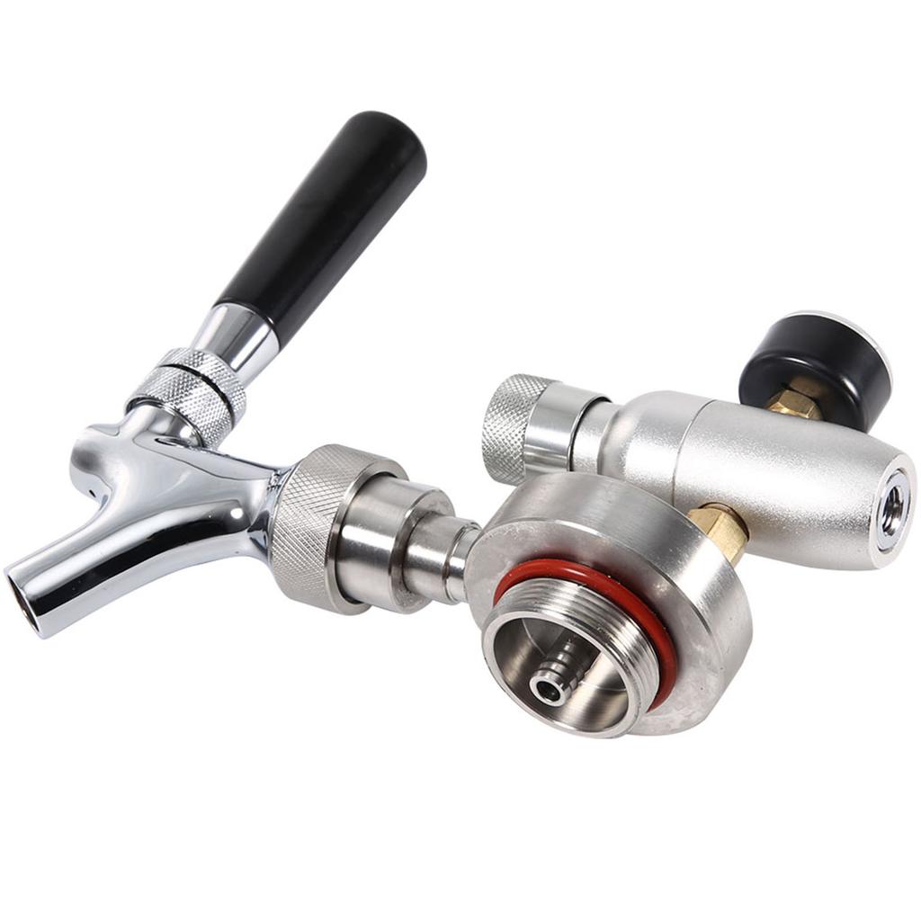 Stainless Steel Beer Spear Faucet Tap Dispenser Kit for 2LCelsius3.6LCelsius4L   Keg Beer Growler