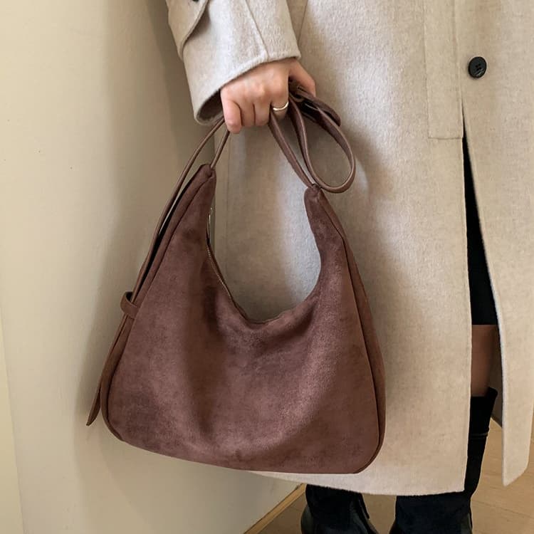 Vintage matte bag, new women's tote bag, underarm bag.