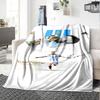 Football Messi Personalized Name Blanket Throw Customizable Blanket Comfortable Great for Picnics Couch Office Chair Sofa All-Season Use