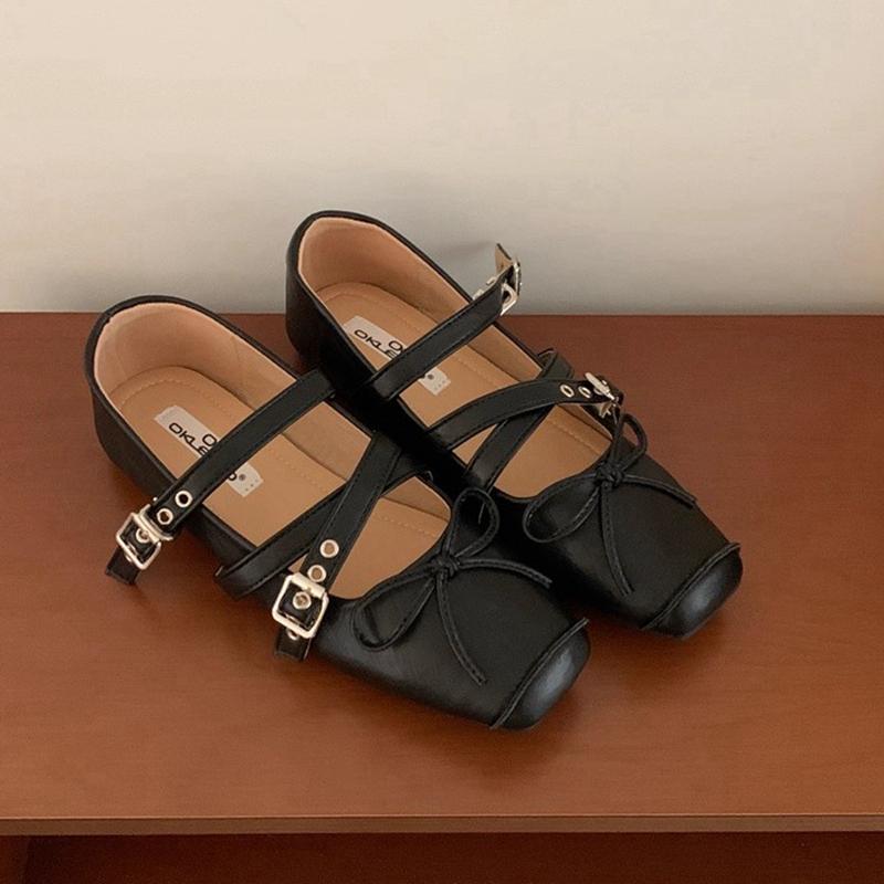 Fashion SUOJIALUN 2025 New Brand Women Flat Shoes Fashion Round Toe Ladies Elegant Mary Jane Shoes Soft Flat Heel Dress Single Shoes