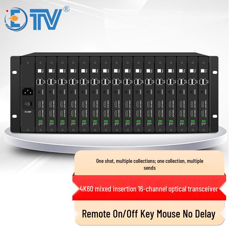 ETV Centralized KVM Fiber Optic Extender System