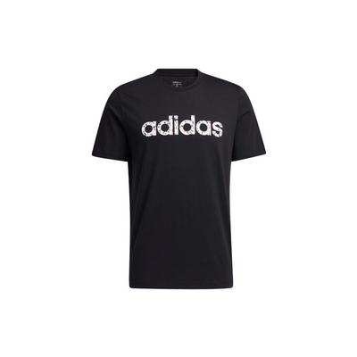 Męska koszulka sportowa z okrągłym dekoltem i nadrukiem Neo Logo Czarna H45109