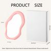 Cloud Shaped Standing Dresser Mirror Cream Style Hairdressing Wall Mirror Luxury Makeup Mirror