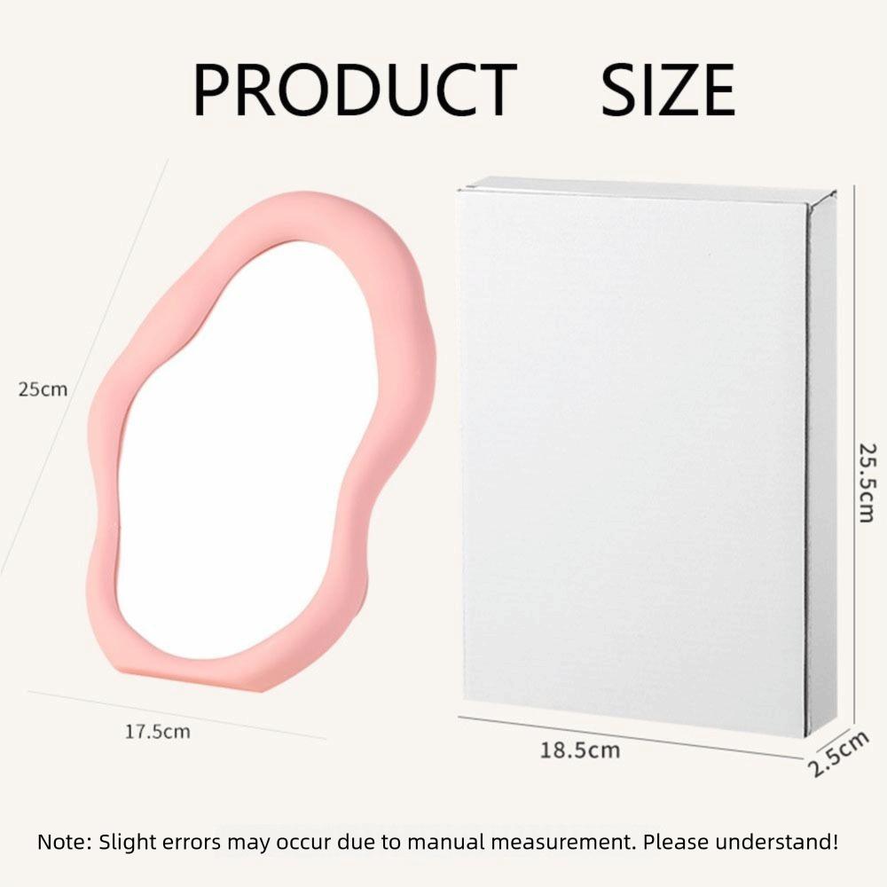 Irregular Standing Dresser Mirror Cloud Shaped Hairdressing Wall Mirror Decorative Makeup Mirror