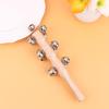 1Pc Wooden Hand Held Bell Jingle Bells Musical Bell Stick Discussion Musical Toy For Adult Ktv Party Kids Game Gift