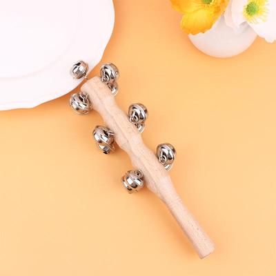 1 Stück Holz Handglocke Jingle Bells Musikalische Glocke Stock Diskussions Musikalisch Spielzeug Für Erwachsenen Ktv Party Kinder Spiel Geschenk