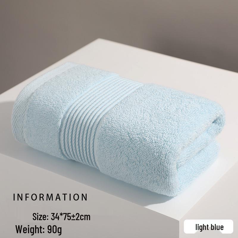 100% A-Grade Antibacterial Cotton Bath Towel - Thick, Soft, Absorbent, Quick-Drying, Adult Size Washcloth