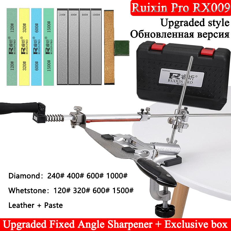 Nou RUIXIN PRO RX 009 Ascuțitor de cuțite cu unghi fix Accesorii pentru ustensile de bucătărie Ascuțitor de cuțite Piatră de ascuțit Piatră de ascuțit