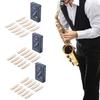 10 Stück Professionelle Saxophon-Blätter Tonstärke 2.0/2.5/3.0 für Bb Sopransaxophon Ausgezeichneter Klang Langlebig