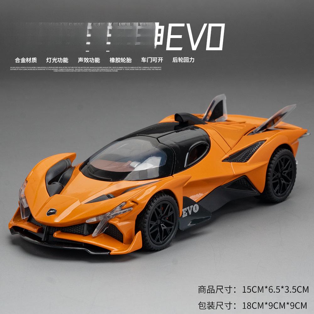 1:32 Apollo EVO Automodell Spielzeug Metall Druckguss Rückzieher Supercars Türen zu öffnen Fahrzeugmodelle Bestes Geschenk