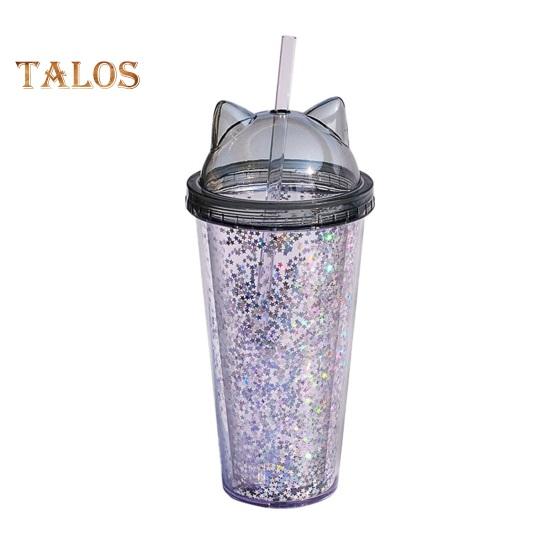 

Соломенная чашка без запаха, большая емкость, легкий вес, отличная соломенная чашка для питьевой воды с блестками для дома чёрный