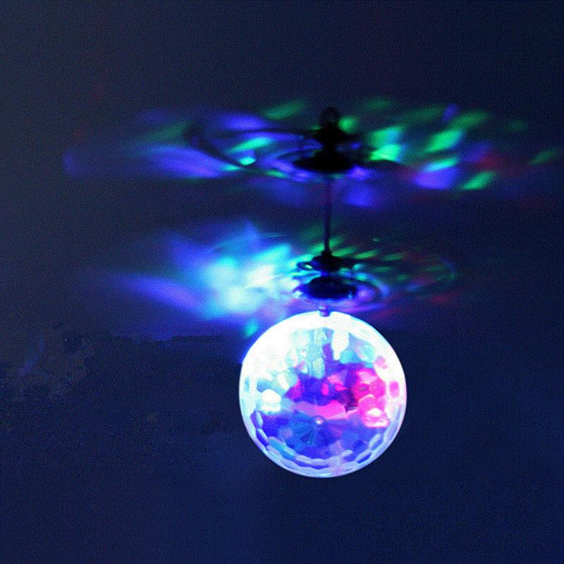 Latest Flying Ball Luminous Kid's Flight Balls Electronic Infrared Induction Aircraft Remote Control Playthings LED Light Mini Helicopter