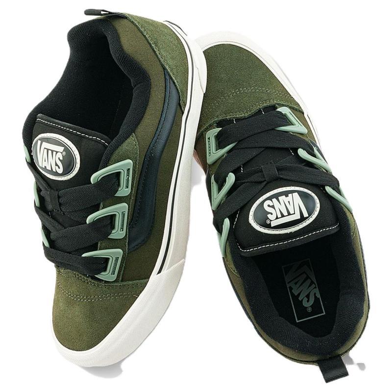 Vans Knu Skool Abrasion Resistant Low top Casual Shoes Unisex Green Sneakers VN000CZU50K