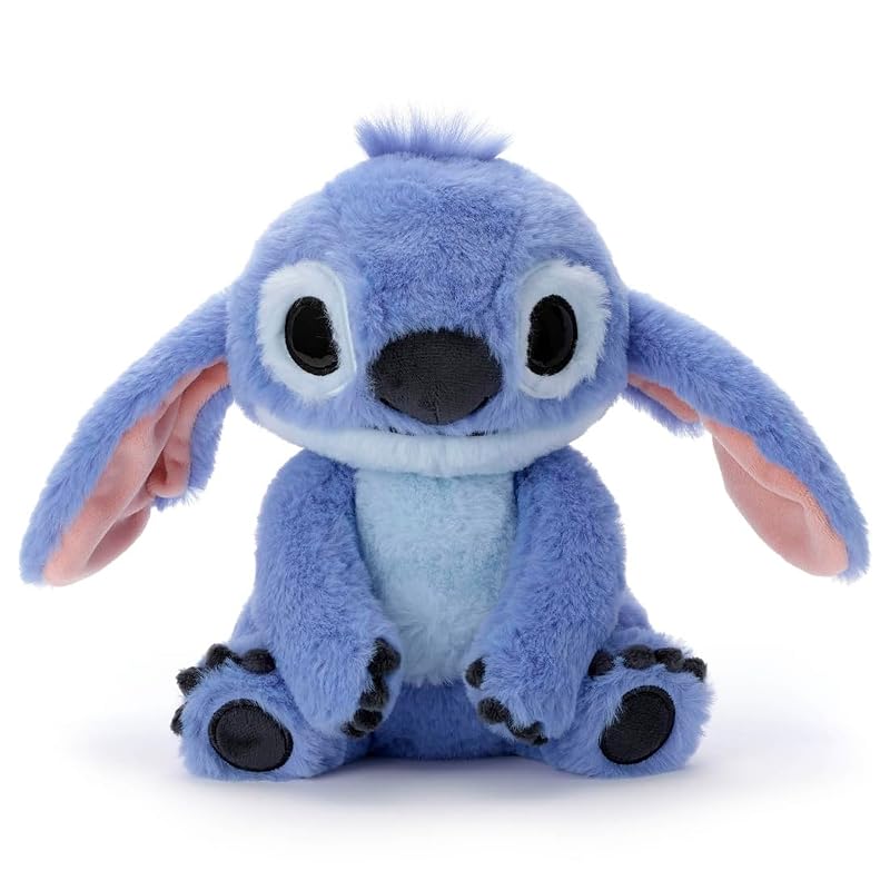 Takara Tomy Arts (TAKARATOMY A.R.T.S) Disney Characters Live-Action Movie Lilo & Stitch Plush Toy S - Stitch Plush Toy (approx. 23cm tall)