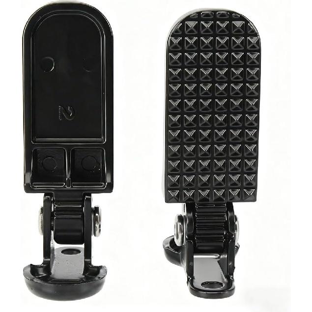 Elcykel passagerarfotpinnar Kompatibel Ridstar Q20 Lectric Xp4 Jetson Bolt Pro Wallke H9 AWD Hurley Big Swell Rad Power, Aluminiumlegering Halkfri Passagerare