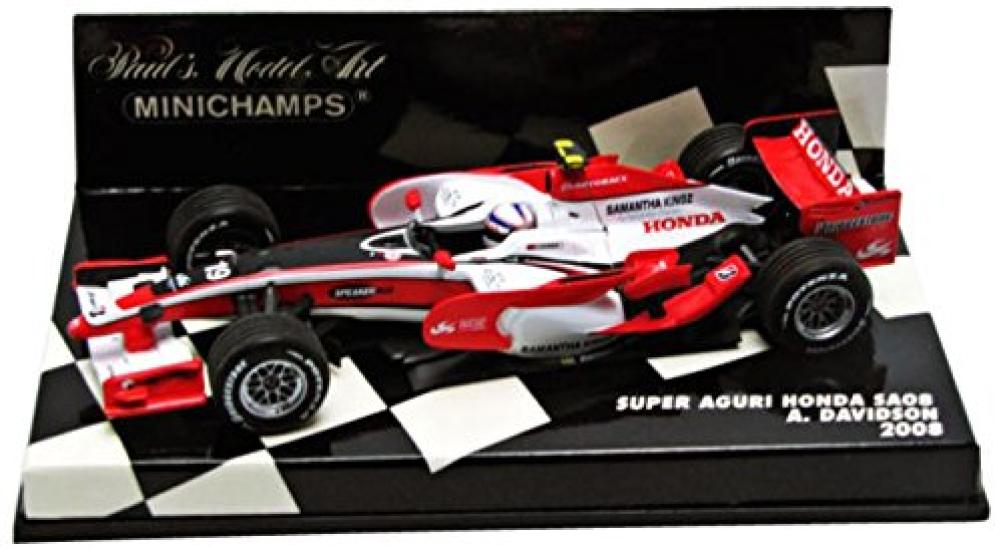 

Super Aguri F1 Team SA08 Davidson [MINICHAMPS/Minichamps] 1/43 A. білий