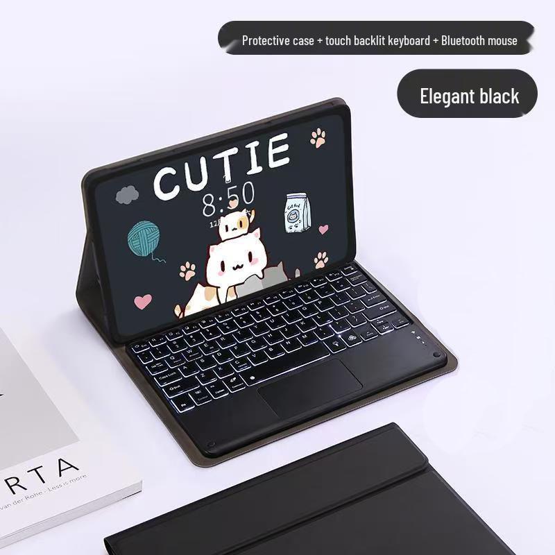 Huawei Honor X8A/X9 Bluetooth Keyboard Case: Magnetic Detachable Silicone Shell for Tablet Protection