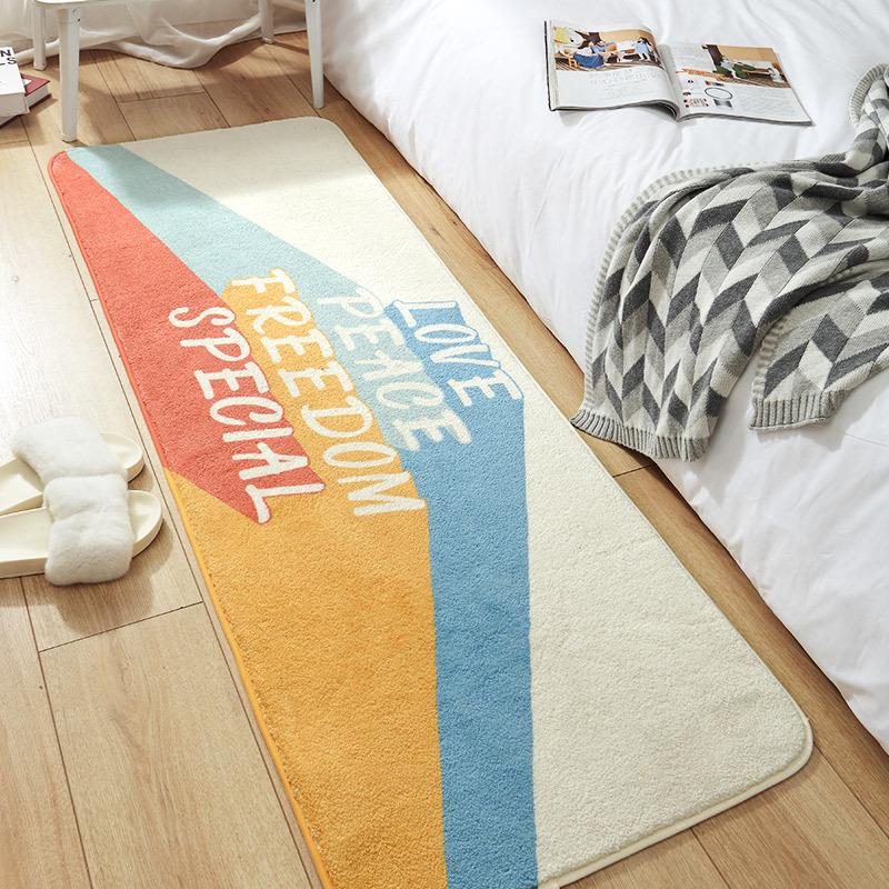Faux Cashmere Bedside Bedroom Living Room Carpet Indoor Carpet Floor Mat Whole Non-slip Sofa Cushion