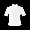 HECO New Chinese Style Disc Button Acetate Knit Short-Sleeve T-Shirt