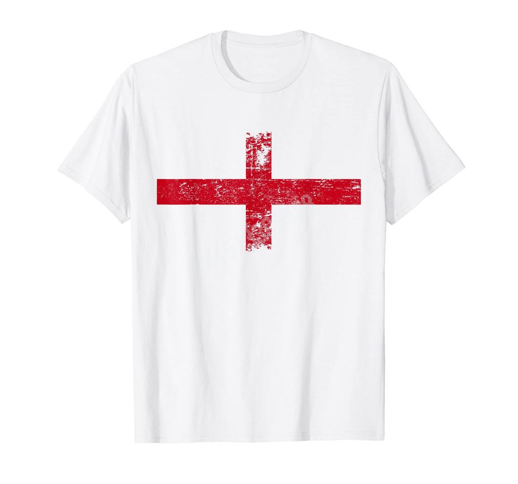 ZX More Design ENGLAND Flag Vintage Distressed English Pride TShirt For Men Women T Shirt Hip Hop Tops Cotton Tees