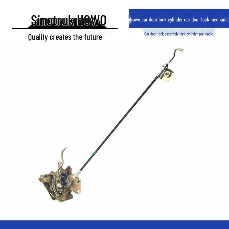 Howo Heavy Duty Car Door Lock Assembly with Pull Cable Accessories for China Standard