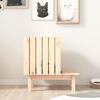 822452 vidaXL Maison pour chat 60x36x60 cm Bois de pin massif