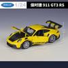 WELLY 1:24 Porsche 911 GT3 RS 992 Alloy Car Diecasts & Toy Vehicles Car Model Miniature Scale Model Car Toy For Children