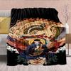 Jujutsu Kaisen Coperta Flanella Trendy Morbida Calda Plaid Leggero Peluche Divano Letto Arredamento Casa -QJY