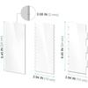 Transparent Cake Cream Scraper Cake Making Scraper Rectangular Acrylic Cake Baking Tool Cake Decorating Tools Kitchen Tools