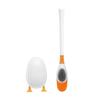 Silicone Toilet Brush Set Cute Diving Duck Wall-mounted Floor-Standing Long Handled Deep Household Bathroom Cleaning Accessories