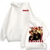 Alvaro Diaz Omakase Zipper Hoodie Men's Harajuku High Street Sweatshirt Jacket Autumn Winter Zip Up Hoodies Coats
