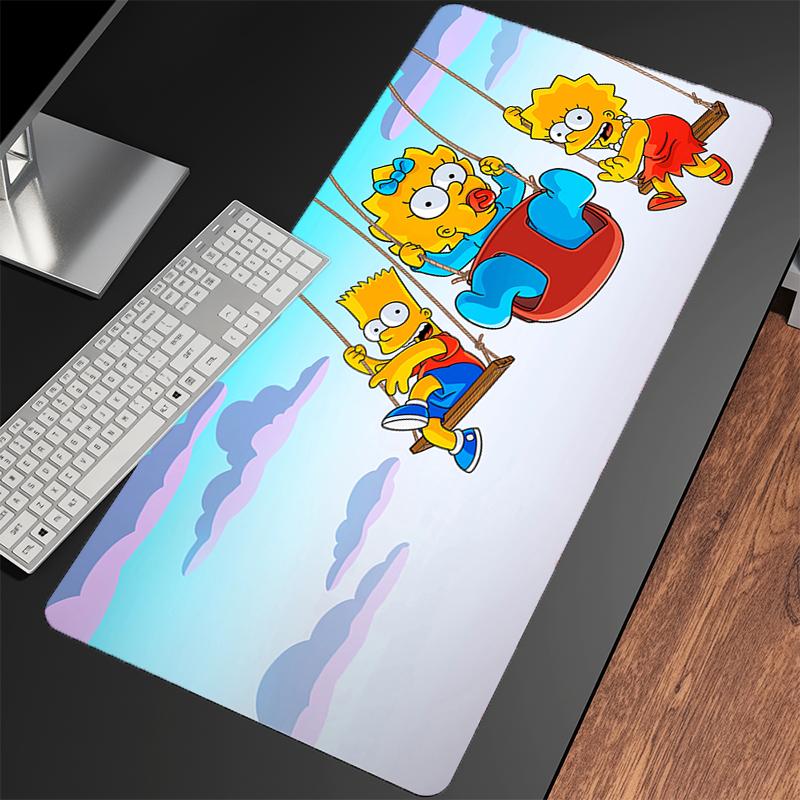 Mouse Pad Designed specifically Desk Mat Gamer Office Computer Carpet Keyboard Table Gaming Accessories TThe Simpsons Mousepad