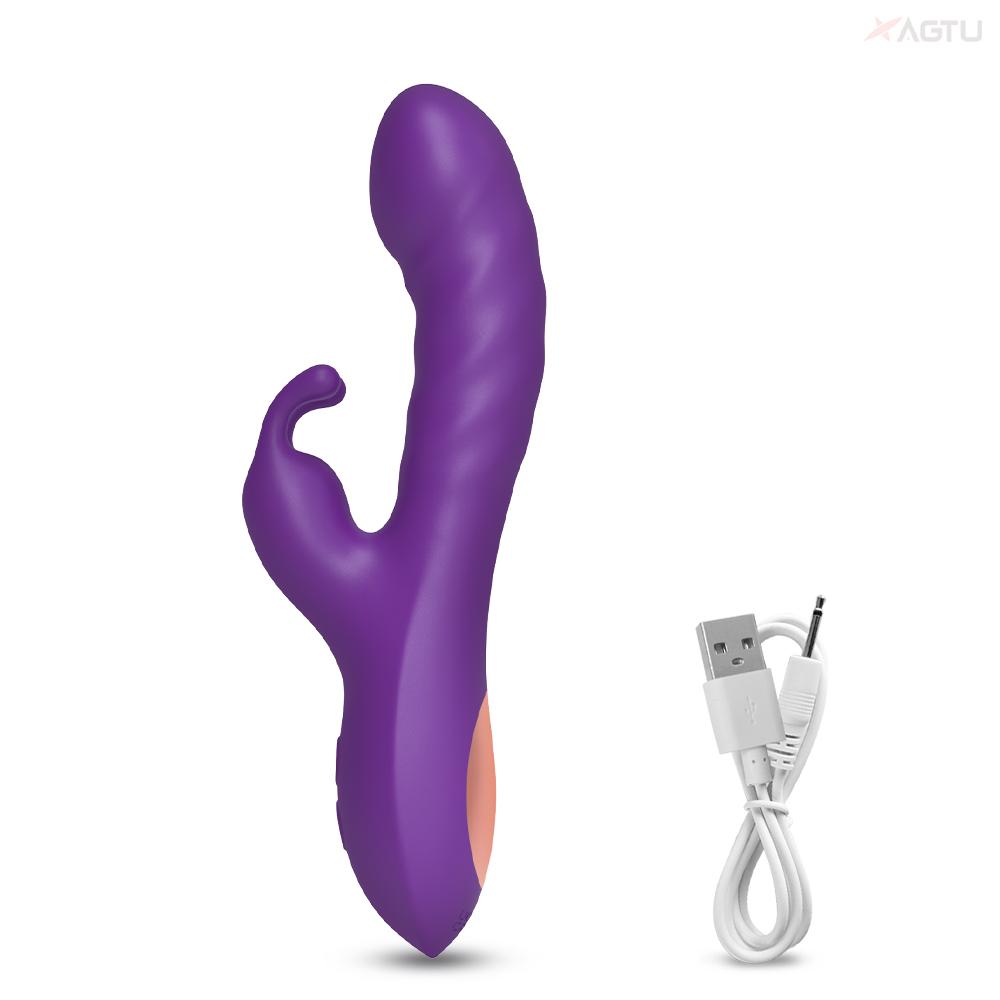 Rabbit Vibrator for Women G Spot Vibrating Dildo Anal Vaginal Stimulator 10 Speeds Vibration Adult Goods Sex Toys for Women