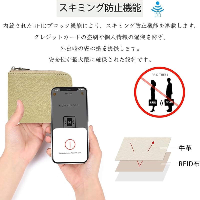 mini wallet L-shaped round zipper genuine leather cowhide mini wallet Thin thin compact light small wallet coin purse wallet ladies men's wallet (mint