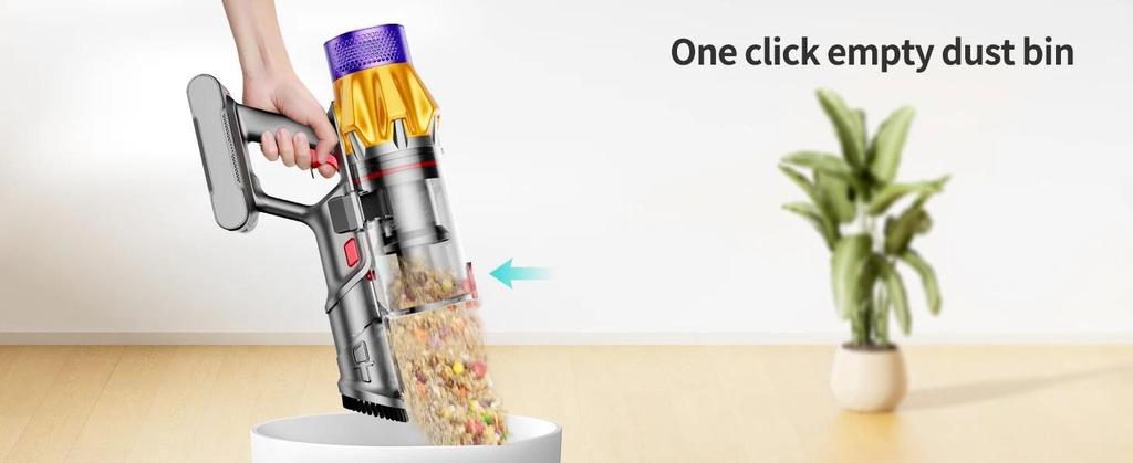 New X7 Convenient Vacuum Cleaner Cordless Handheld 48KPA Strong suction 550W Motor Smart Home Cleaning Vacuum Cleaner LED Touch Screen