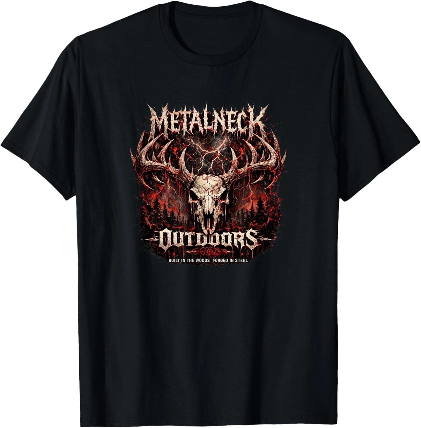 Metalneck Outdoors Deer Skull T-Shirt 2XL