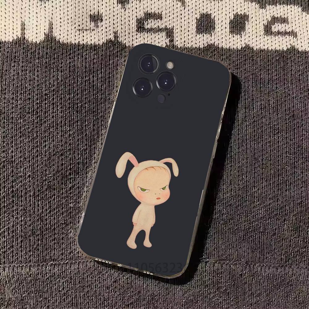 Y-Yoshitomos Art N-Nara Handyhülle für iPhone 11Pro 13 12 11 Pro Max 16e 17 Air 16 15 14 Plus 11ProMax