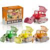 Mini Excavators Fun Construction Car Toys Educational Children Cognitive Interactive Puzzle Toys Creative Excavator Toys