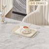 Water Cup Tray Rectangular Tea Tray Tea Tray Household Tea Set Living Room Coffee Table Fruit Tray Tea Tray Fruit Tray Plastic