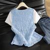 Women's Crochet V-Neck Knit Vest