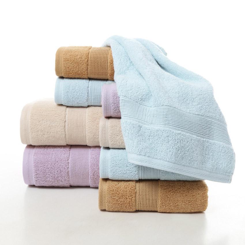 100% Cotton Large Thick Bath Towel Solid Color Bathroom Face Shower Towels Geometric Home Hotel For Adults Kids Toalla De Ducha